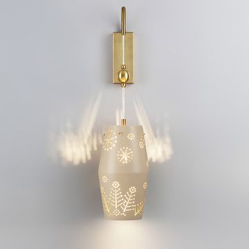 Бра 1*E27 5444/1W бежевый/античная бронза KARELIA Odeon Light Exclusive