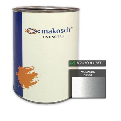 Автоэмаль makosch/NISSAN KLO, Базовая эмаль. серый, перламутр, 800мл.