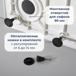 Душевой поддон RGW SMC-C-088W (900x900)