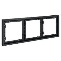 Рамка пластиковая VOLTUM S70 на 3 поста, (графит)