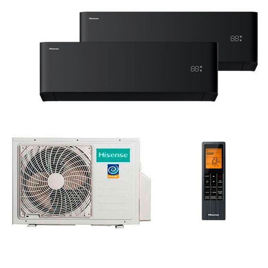 Мультисплит система на 2 комнаты Hisense AMS-09UW4RYCHB00(B) + AMS-12UW4RWUHB00(B) / AMW2-18U4RXC