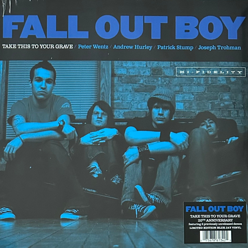Fall Out Boy ‎– Take This To Your Grave (Чехия 2023г.) Blue