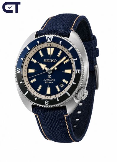 Seiko SRPK15K1 Presage Cocktail Time мужские наручные часы — Midnight Blue Moon с кожаным ремешком
