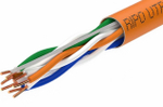 Витая пара U/UTP4 Cat5e 24AWG LSZH RIPO, CCA, оранжевый, 0,5мм, 305м (пр-во РФ)