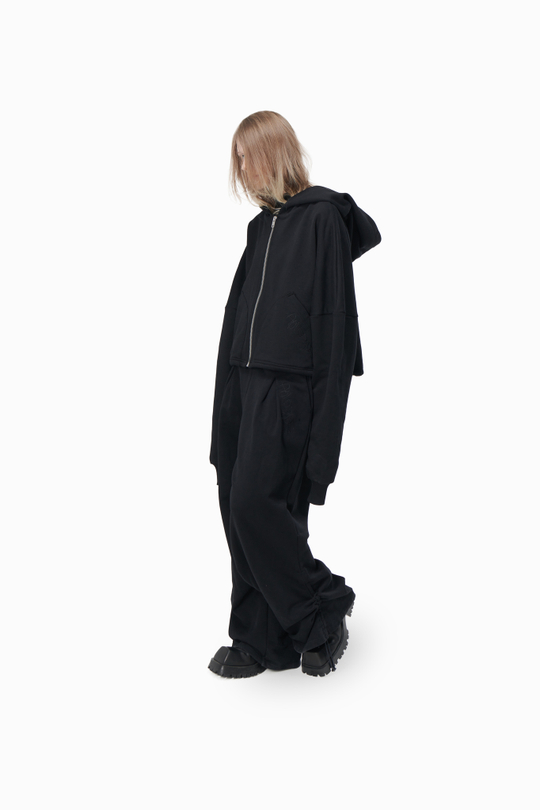 ZIP HOODIE BLACK