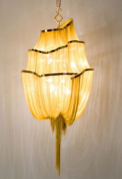 TERZANI Atlantis 3 suspension lamp (gold)