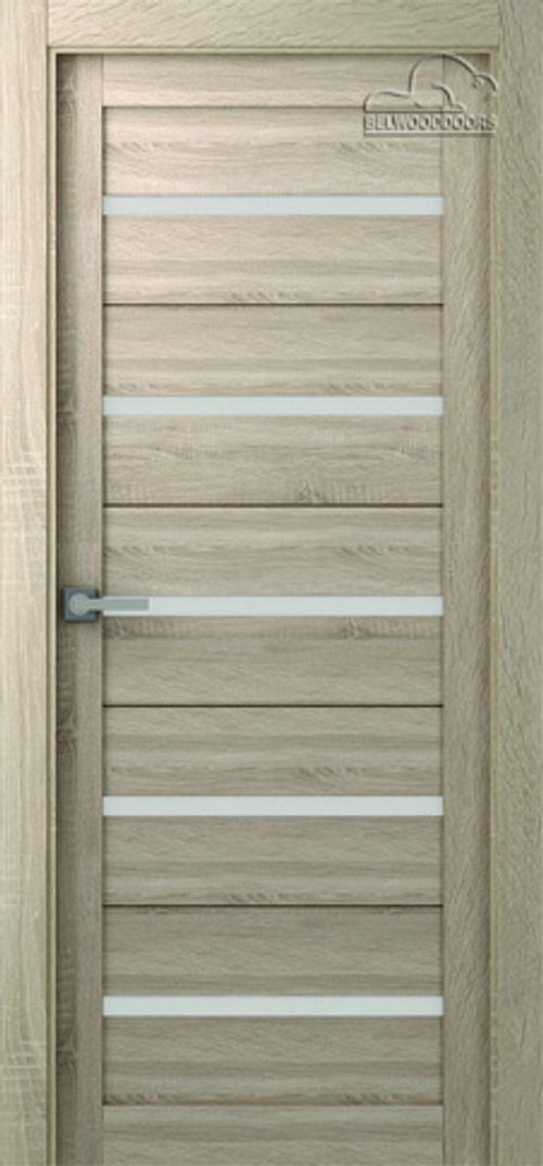 Дверь Модена / Цвет Дуб дорато / Мателюкс бронза / Двери Belwooddoors
