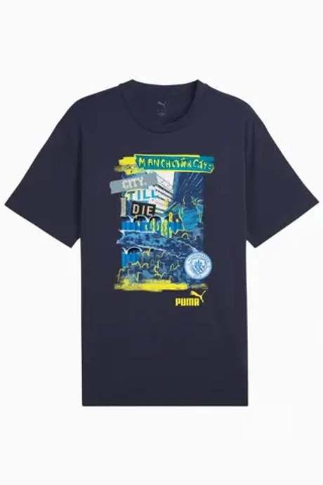 Футболка Puma Manchester City 24/25 FtblNRGY+ - темно-синий