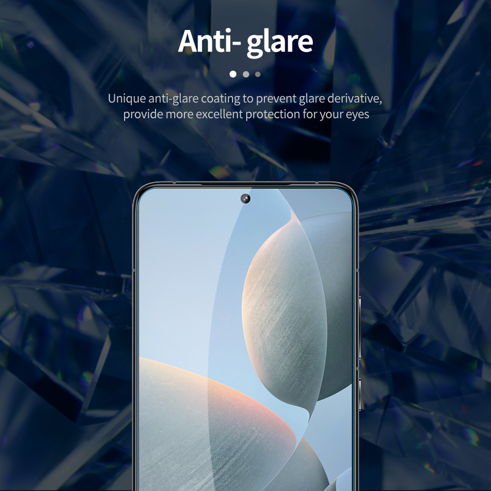 Защитное стекло с прозрачными рамками от Nillkin для Xiaomi Poco F6 Pro, серия H+Pro Anti-Explosion Glass Screen Protector