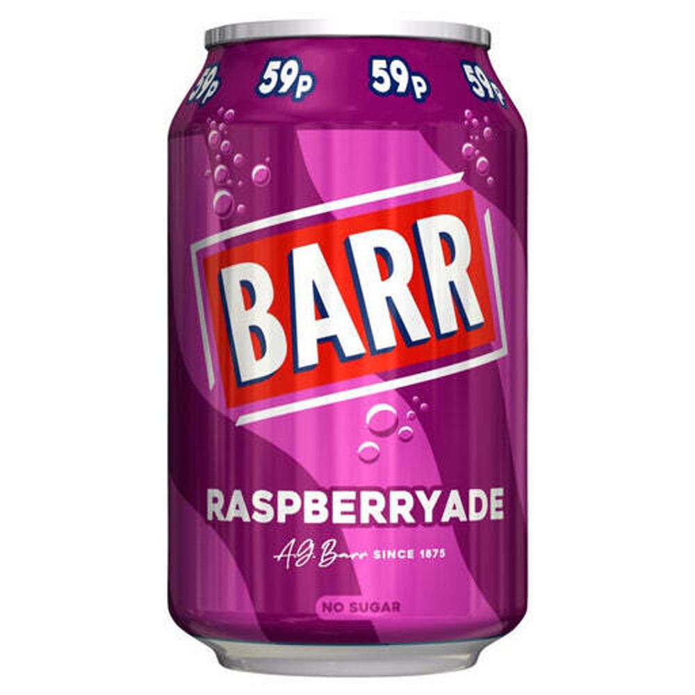 Газированный напиток BARR Raspberryade 330мл