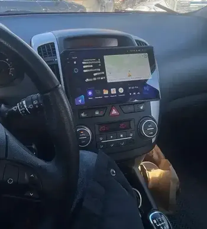 Магнитола для KIA Ceed 1 2006-2009 - FarCar S500-TS20 монитор 9.5" 2K QLED на Android 14, Быстрейшая, CarPlay, 4G SIM-слот