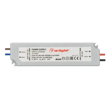 Блок питания для светодиодной ленты 48W 24V 2.0A 010993 ARPV-LV Arlight