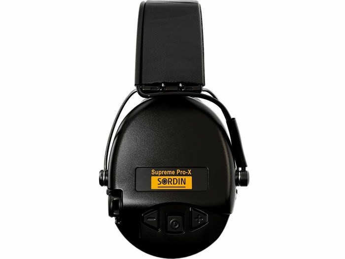 Наушники активные Sordin (MSA) Supreme Pro-X, чёрные, оголовье-кожа (SOR75302-X/L-02-S)