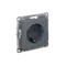 Розетка с заземлением без шторок Systeme Electric AtlasDesign Грифель ATN000743