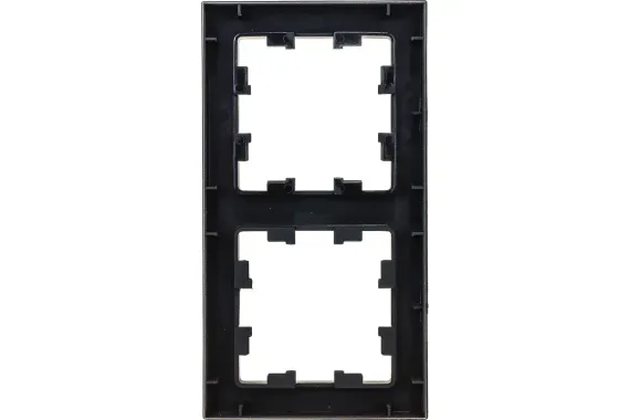 Рамка Systeme Electric ATLASDESIGN 2-постовая карбон 34607