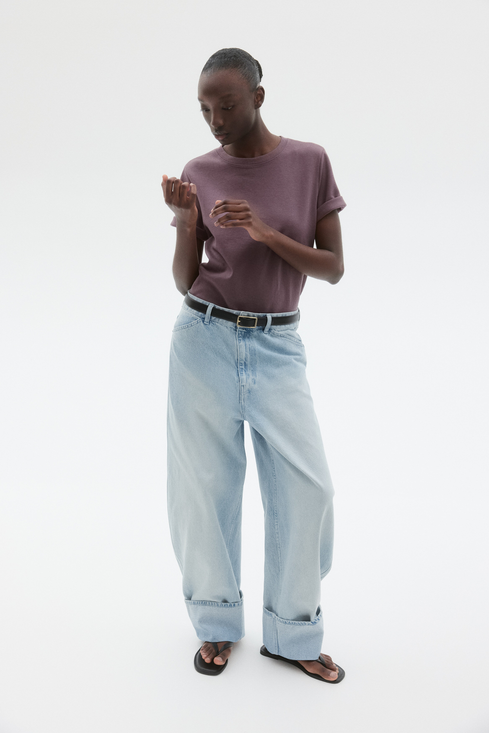 Футболка из интерлока — прямой крой - H&M