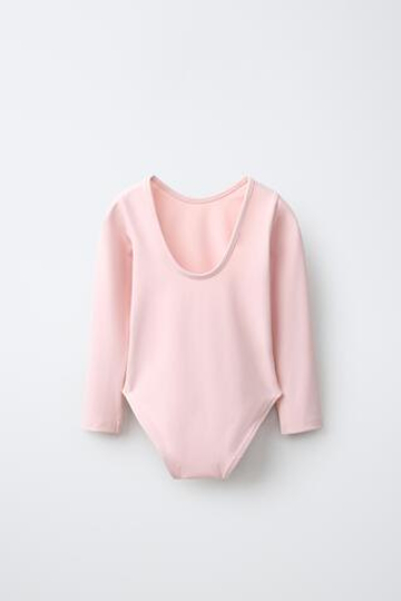 ZARA БОДИ ДЛЯ БАЛЕТА, ЦВЕТ РОЗОВОГО ДЕРЕВА