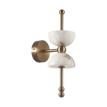 Бра 7W 3000K 6685/7WL бронзовый/белый FELIZ Odeon Light