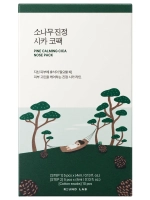 Round Lab Двухступенчатая маска для носа против чёрных точек Pine Calming Cica Nose Pack 5 шт