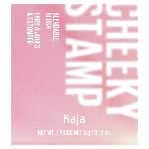 Kaja, Cheeky Stamp, смешиваемые румяна, оттенок 01 Coy, 5 г (0,17 унции)