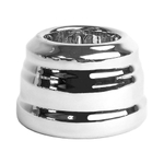 Розетка с заземлением ретро Серебро EDISEL GRANDE KGS-5SM