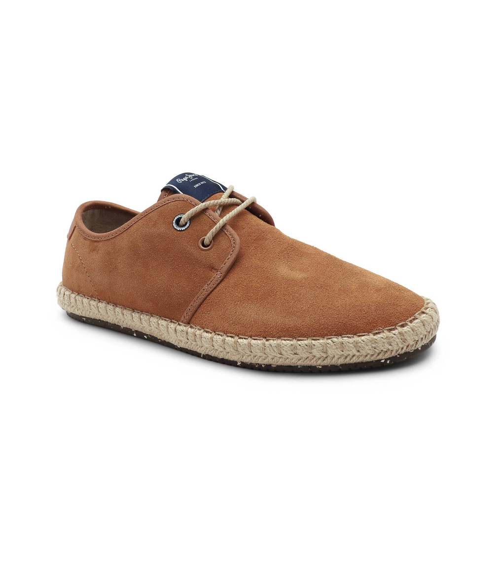 Кожаные эспадрильи tourist claic Pepe Jeans London - коричневый(PMS10314)