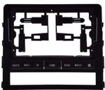 Магнитола для Toyota Land Cruiser 200 2015-2021 (без JBL) - Kuberg HP-9618 (рамка с кнопками, магнитола с кнопки и крутилки), Android 12, Быстрая, CarPlay, 4G SIM-слот