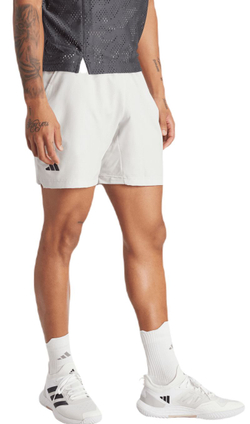 Мужские теннисные шорты Adidas Tennis Heat.Rdy Shorts And Inner Shorts Set - grey one/carbon