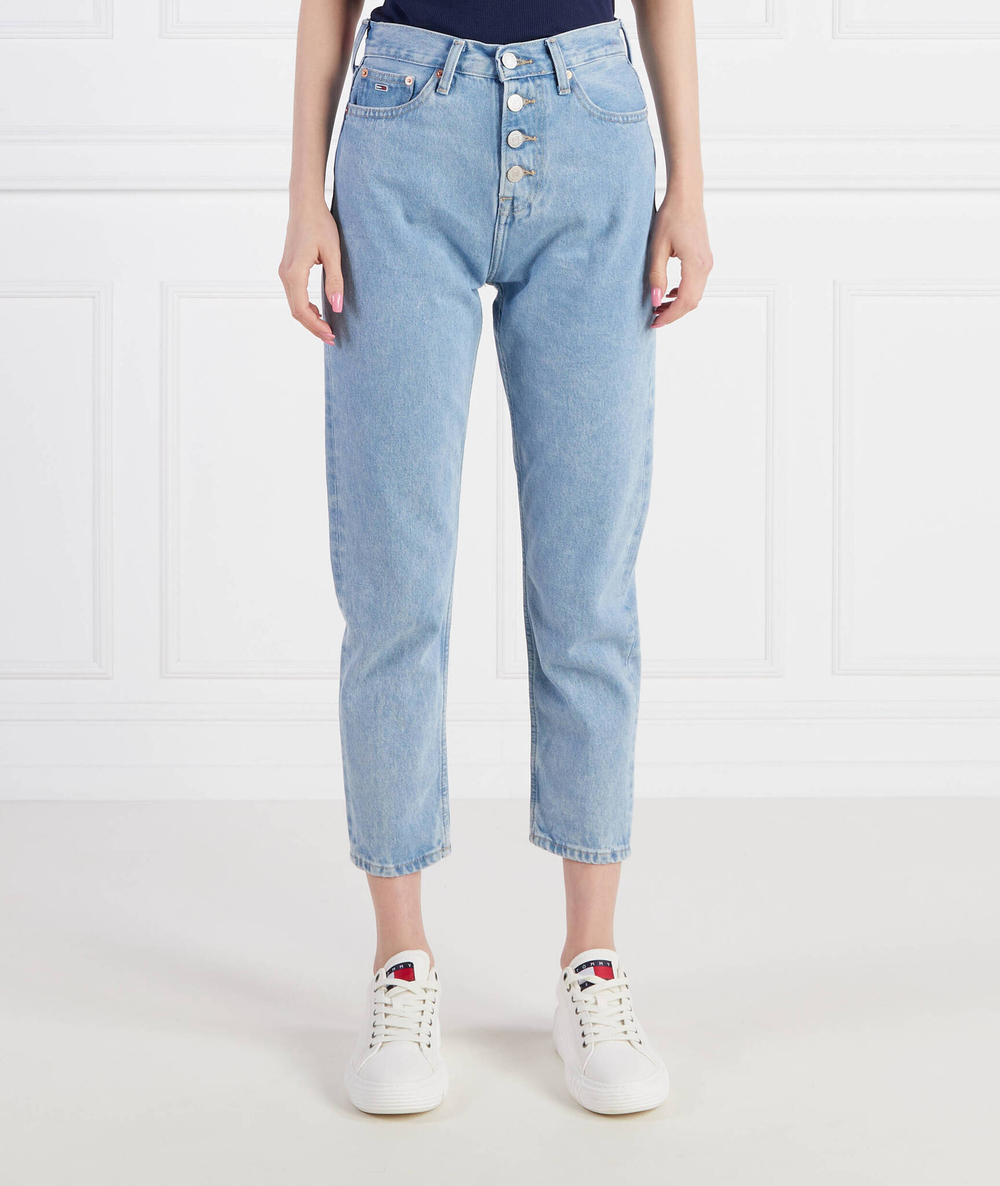 Джинсы IZZIE HR SLIM ANKLE BF Tommy Jeans - голубой(DW0DW15494)
