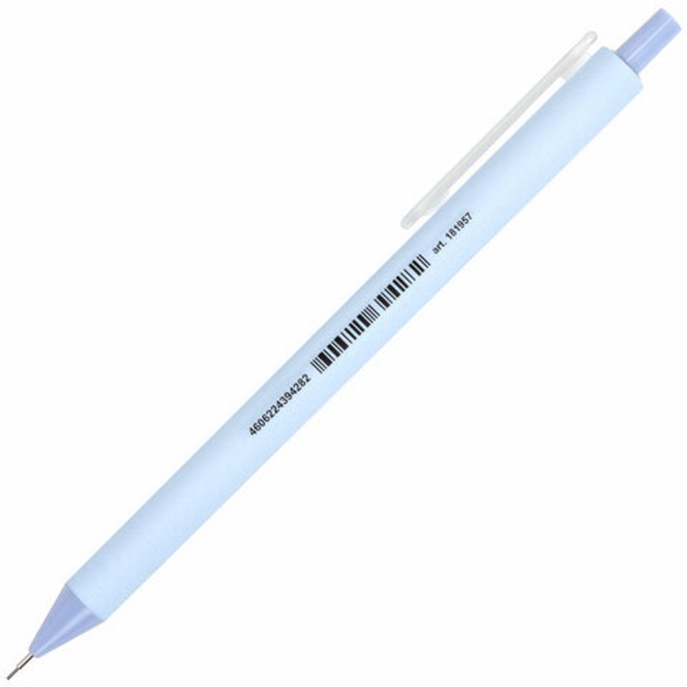 Карандаш механический 0,5 мм, BRAUBERG SOFT PASTEL, корпус soft-touch ассорти, 181957