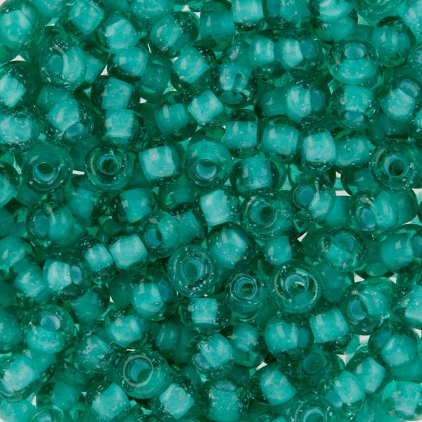 Бисер Zlatka 11/0 (2.1 мм), 100 г (10х10 г), №0020A-3 яр.зеленый, GR