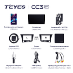 Teyes CC3 2K 9"для Honda CR-Z 1 2010-2016