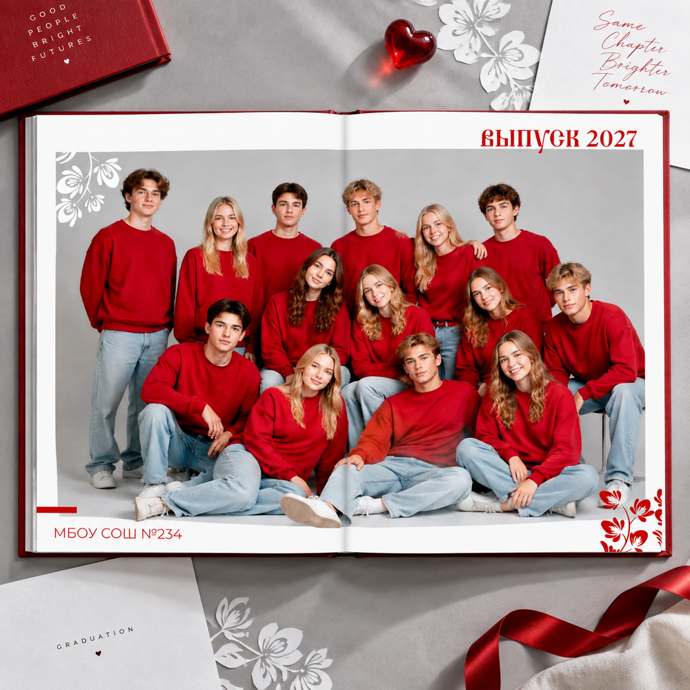 PSD-Шаблон фотокниги "Узор"