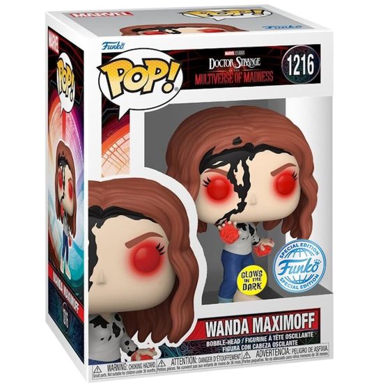 Фигурка Funko POP! Bobble Marvel Doctor Strange in the MoM Wanda Earth-838 (GW) (Exc) (1216) 71062