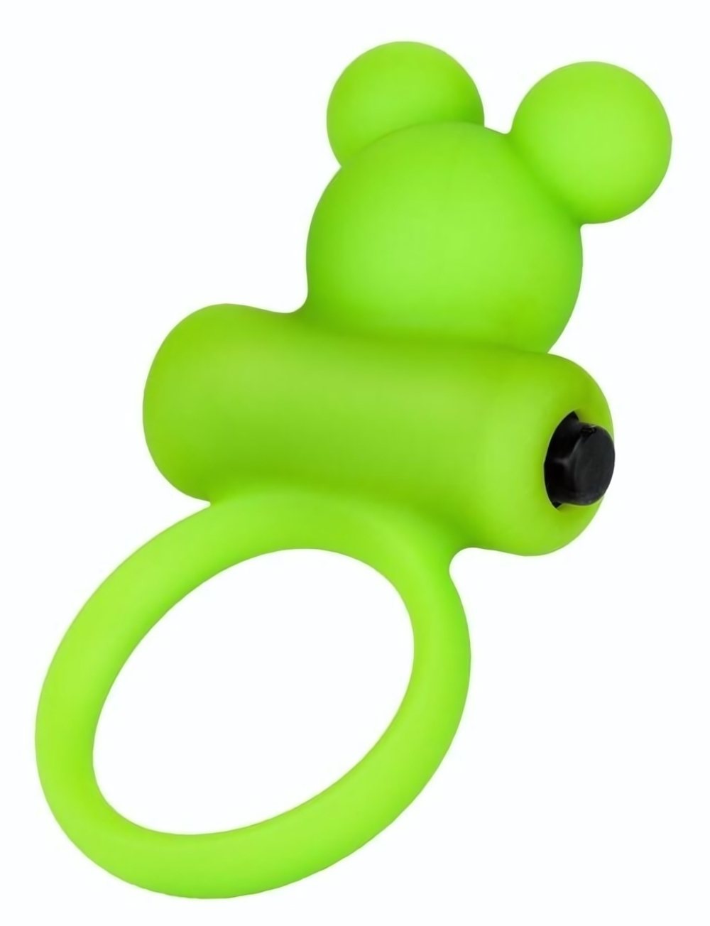 Зеленое виброкольцо на пенис A-Toys (Цвет: зеленый)