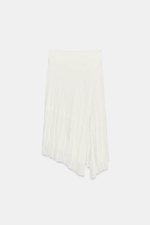 ЮБКА АСИММЕТРИЧНОГО КРОЯ ИЗ МЯТОЙ ТКАНИ — ZARA