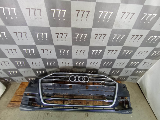 Бампер передний + решетка радиатора Audi A8 (D5) 17-22 Б/У Оригинал 4N0807065AGRU