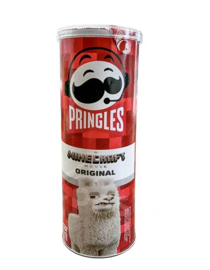 Чипсы картофельные Pringles Minecraft Original с солью, 110гр (Китай)