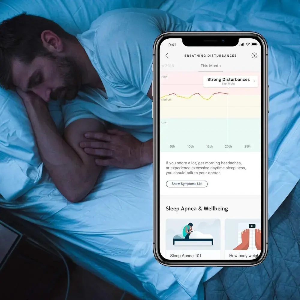 Withings Sleep - коврик для отслеживания сна под матрасом с анализом цикла сна