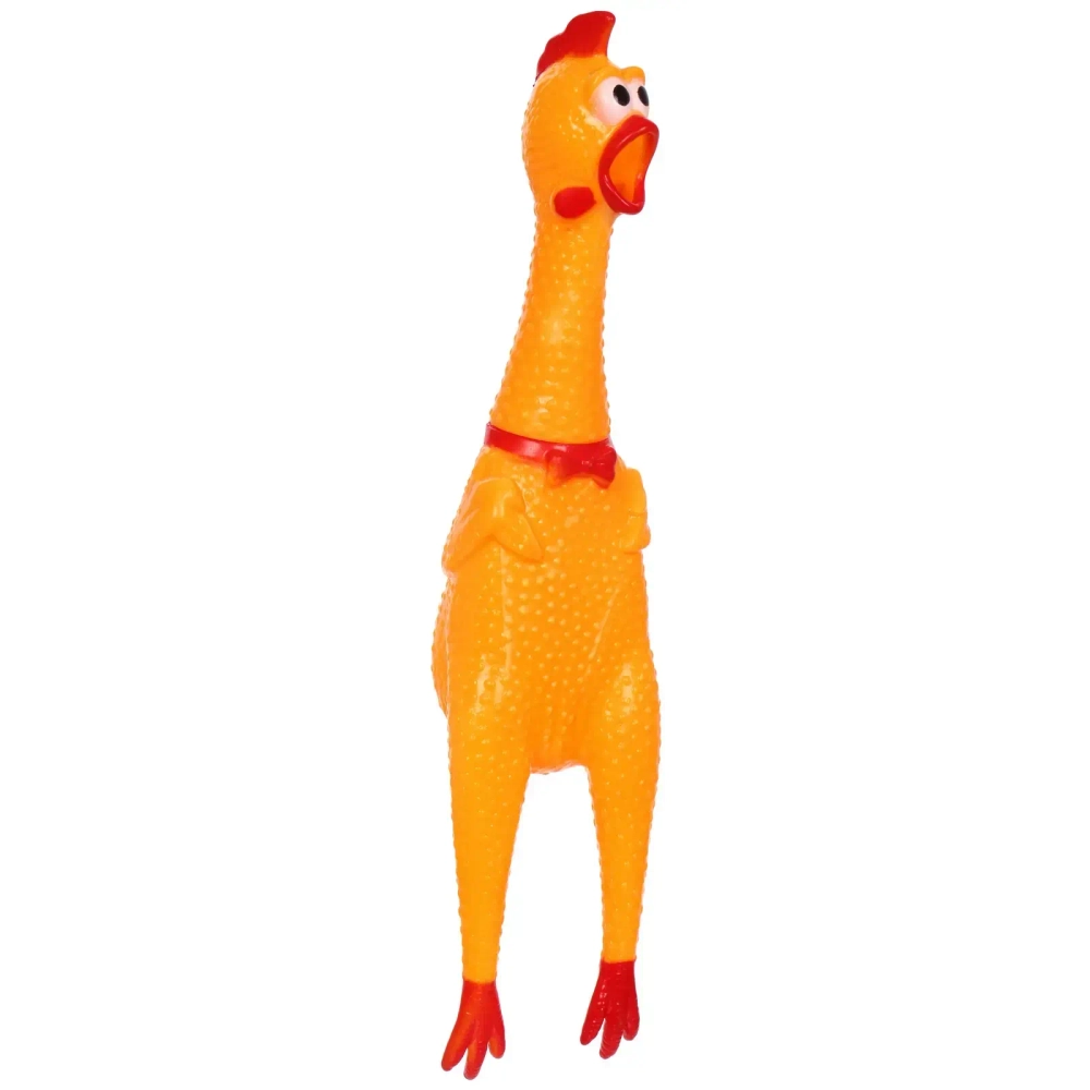 Игрушка - кричалка для собак «КУРИЦА В ШОКЕ!», 37см