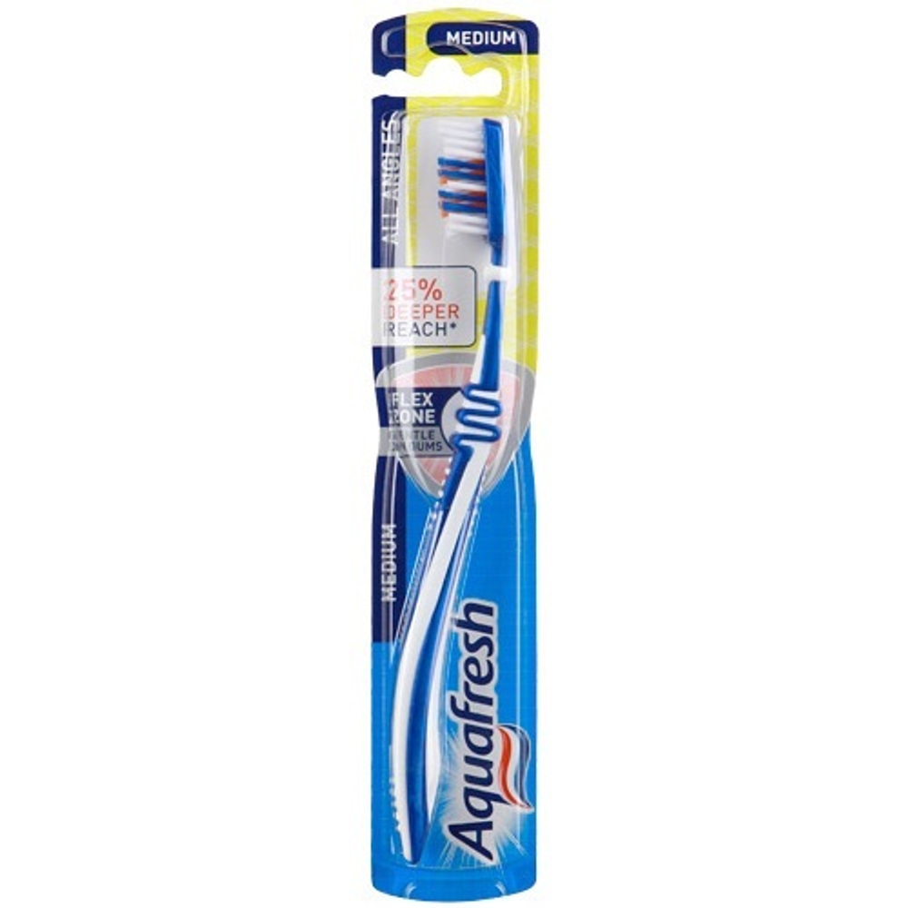Зубная щётка Aquafresh All Angles (средняя жёсткость)