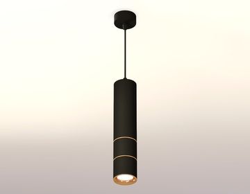 Комплект подвесного светильника 1*GU5.3 XP7402080 SBK/PYG чёрный песок/золото жёлтое полированное (A2311, C7456, A2072, C7402, A2072, C7402, N7014) DIY System Complects Ambrella