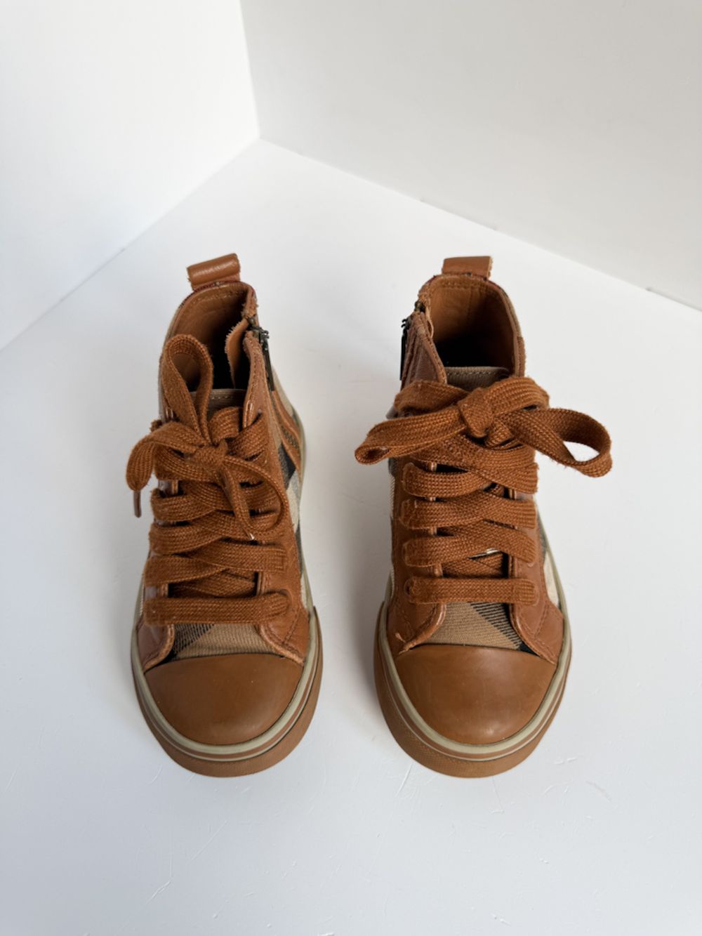 Комбинированные кеды Burberry, 25