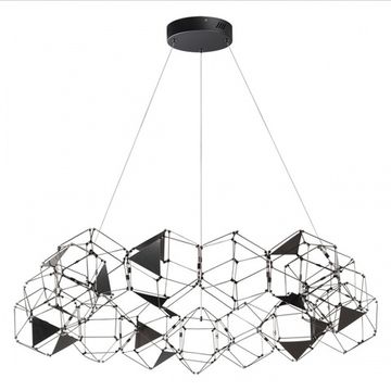 Люстра подвесная 68W 4000К 5087/68L чёрный хром Trellis Odeon Light
