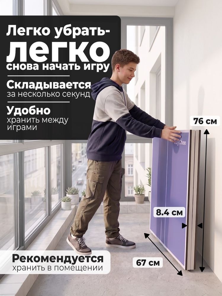 Теннисный стол DFC RayChee 60&amp;quot; 150 x 67 см