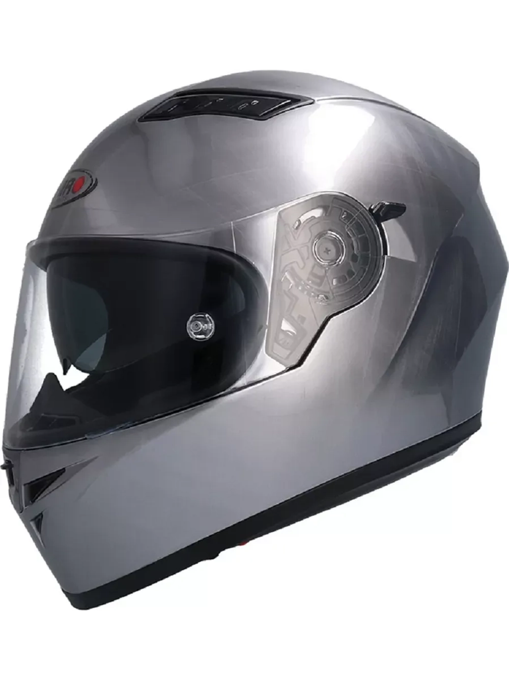 Шлем SHIRO SH600 SCRATCHED CHROME 2XL