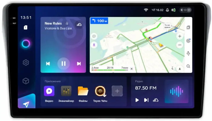 Магнитола для Subaru Levorg 1 VM 2014-2017 (вместо 2din, рамка-накладка) - Teyes CC3-2K на Android 10, Быстрая, 2K QLED, CarPlay, 4G SIM-слот
