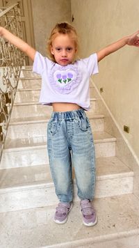 Джинсы "Бананы" голубые