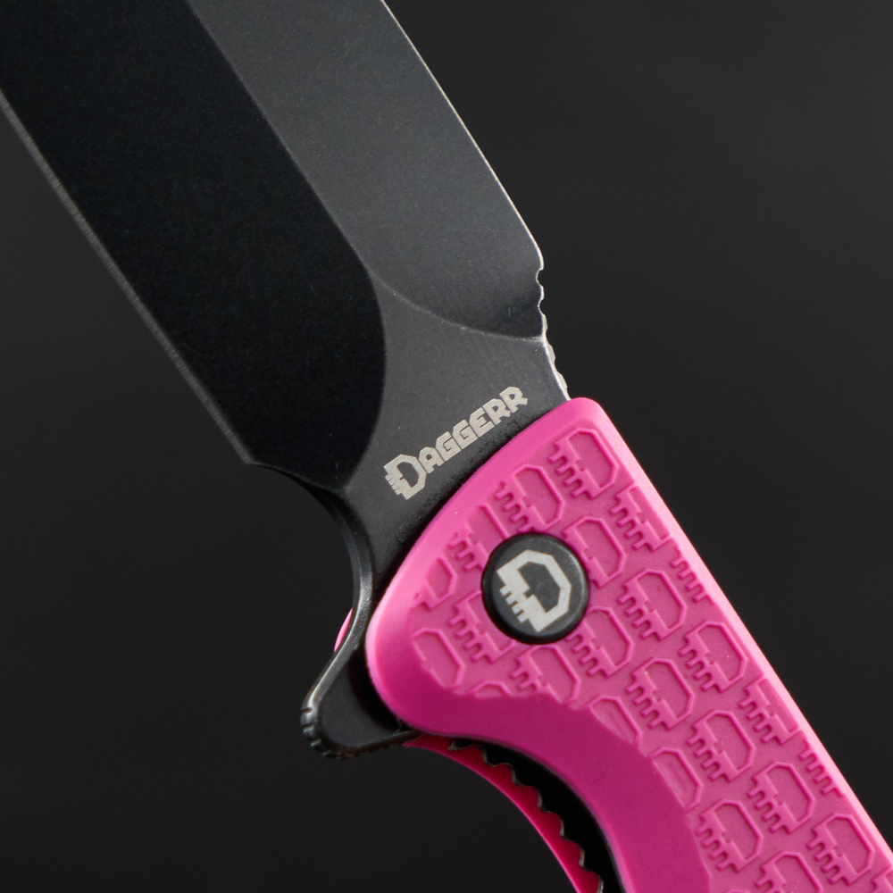 Нож складной Vendetta Pink BW DL Daggerr, VDFRNPNKBW