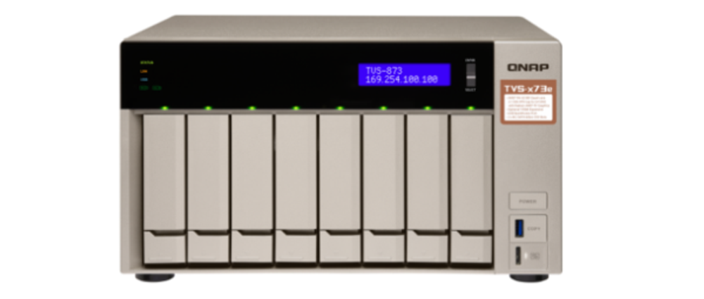 Сетевой RAID-накопитель QNAP TVS-873e-8G